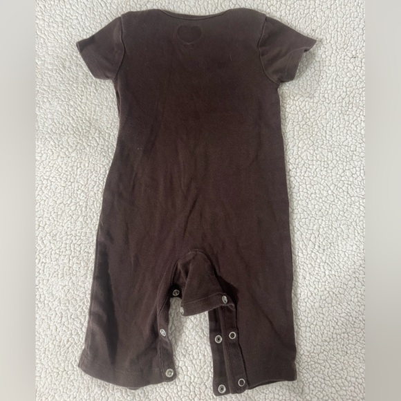 Place Brown and White Football Bodysuit - Picture 2 of 5